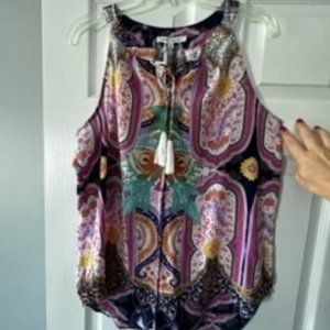 NWT BOHO CHIC Dressy Tank Top Size Large